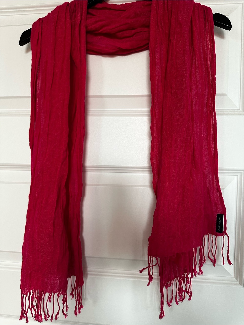 Lands End Fringe Scarf